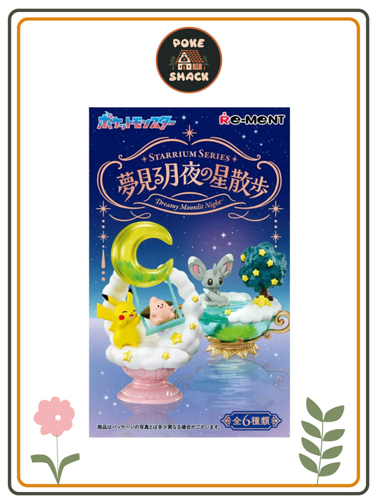 Re-ment Pokemon Starrium Series Dreamy Moonlit Night Blind Box - Receive 1 of 6